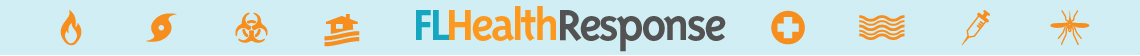 Logo banner for the Florida Health Response website.